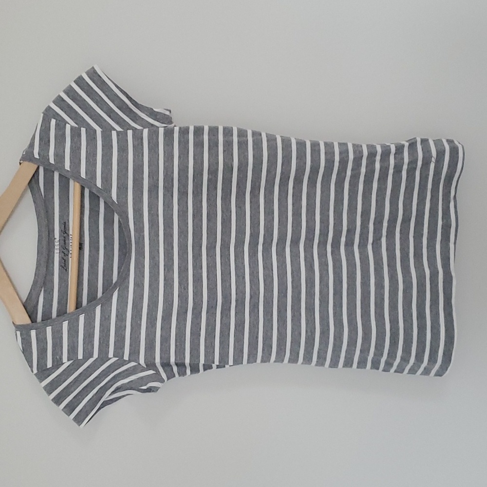 *** H&M Stripe grey and white T-shirt - S